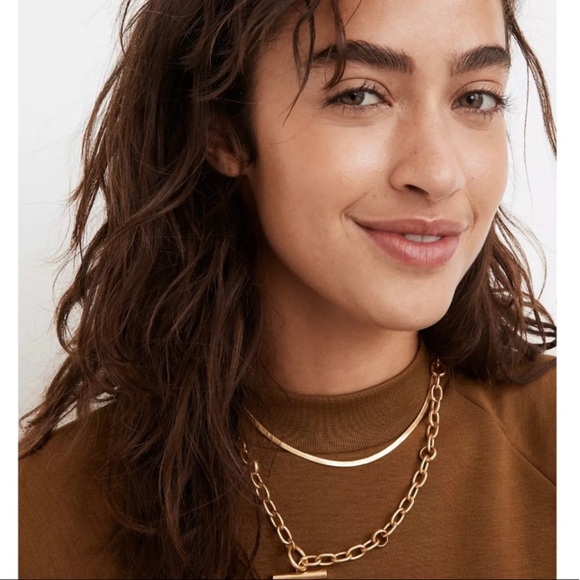 NEW Madewell Toggle chunky Chain Necklace